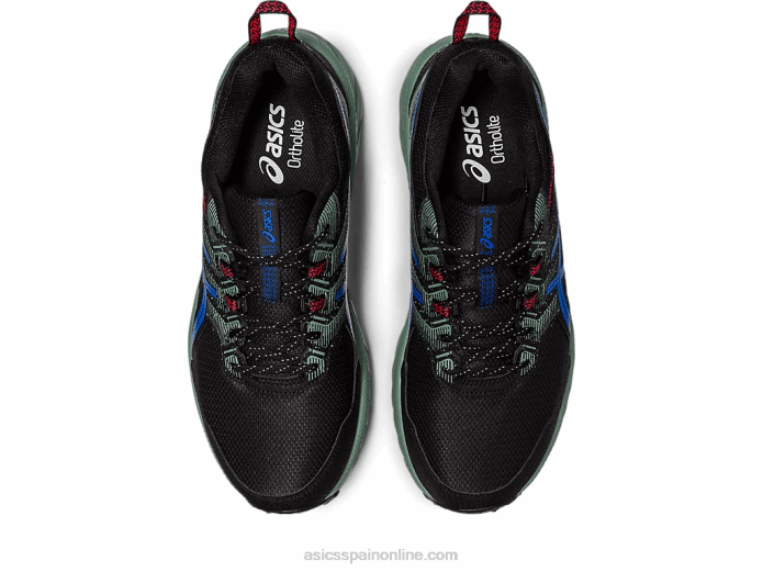 gel-venture extra ancho Asics 4L6887 negro/azul atún