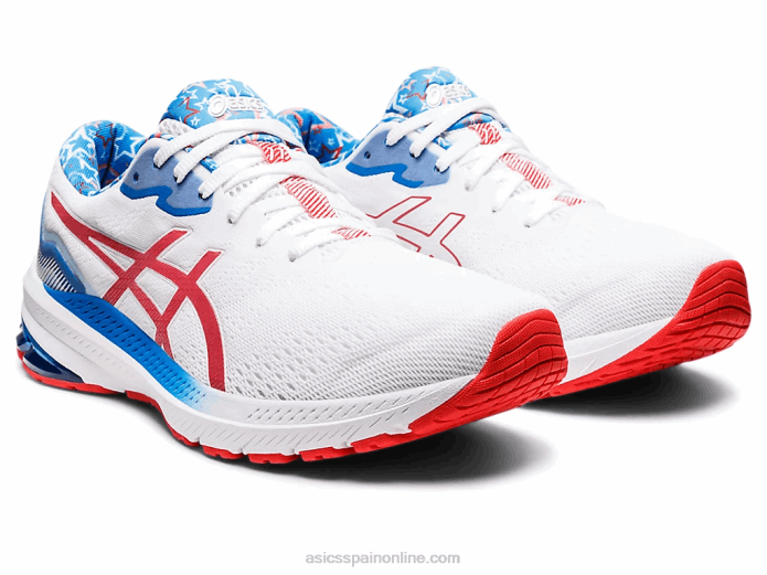gt-1000 11 Asics 4L681278 blanco/rojo eléctrico