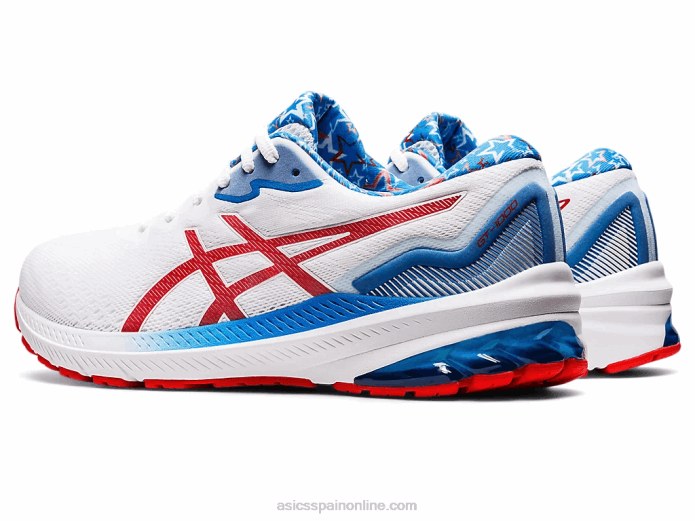 gt-1000 11 Asics 4L681278 blanco/rojo eléctrico