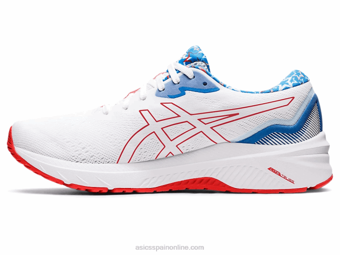 gt-1000 11 Asics 4L681278 blanco/rojo eléctrico