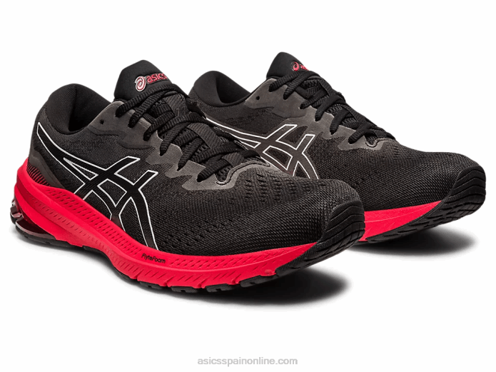 gt-1000 11 Asics 4L68425 negro/rojo eléctrico