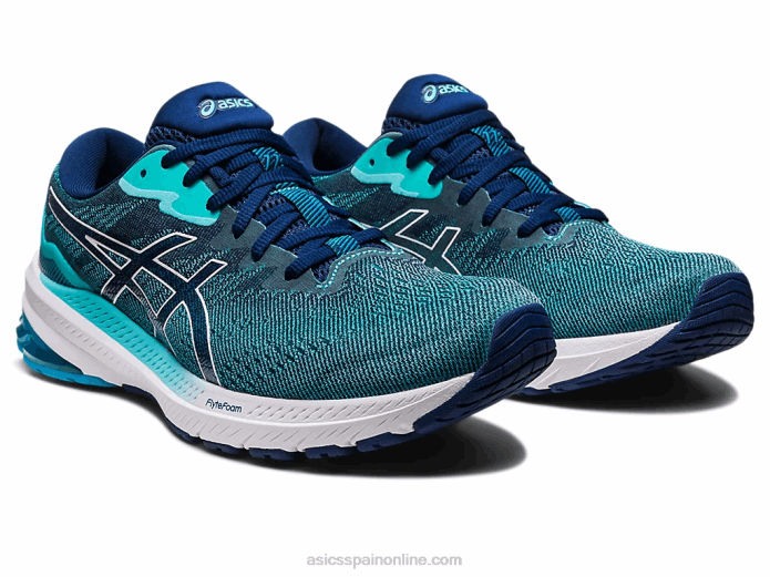 gt-1000 11 Asics 4L68559 menta hielo/azul estado