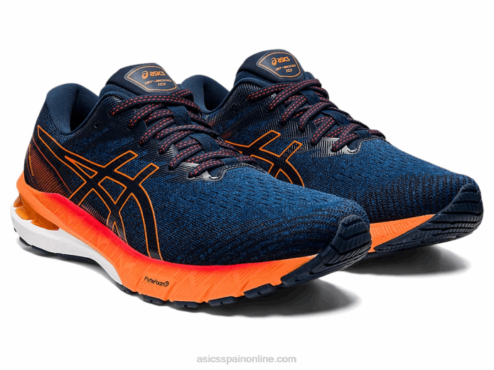 gt-2000 10 Asics 4L681474 azul mako/naranja impactante