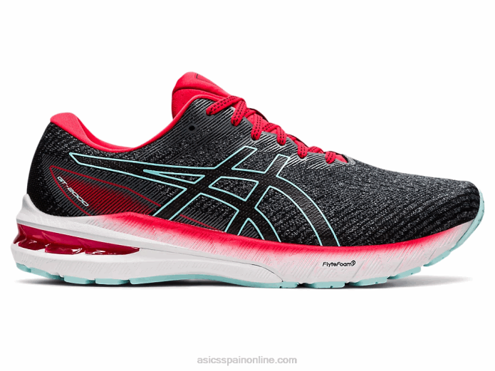 gt-2000 10 Asics 4L681695 metrópolis/rojo eléctrico