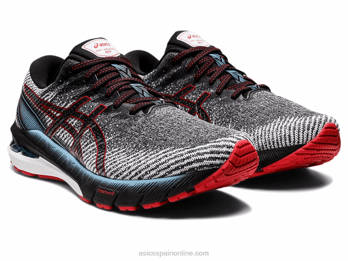 gt-2000 10 Asics 4L681858 negro/rojo veloz