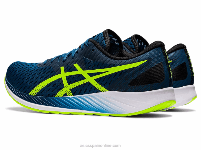 hipervelocidad Asics 4L681455 azul mako/verde peligro