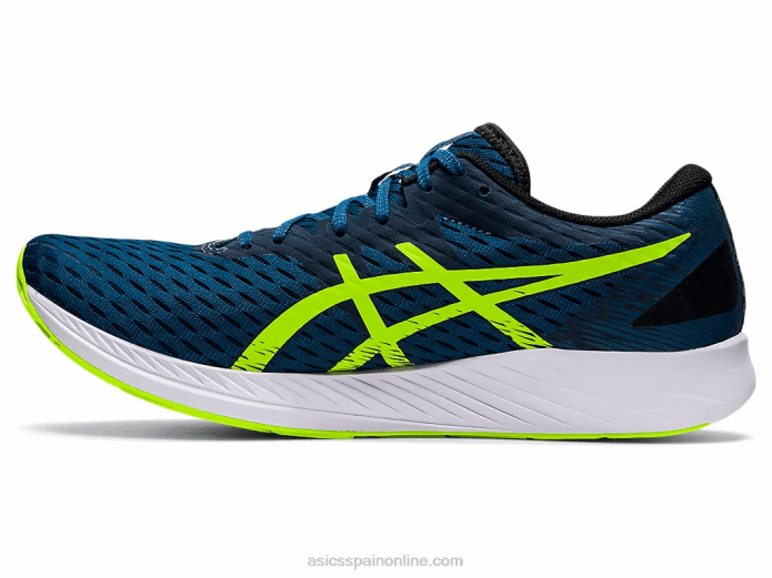 hipervelocidad Asics 4L681455 azul mako/verde peligro