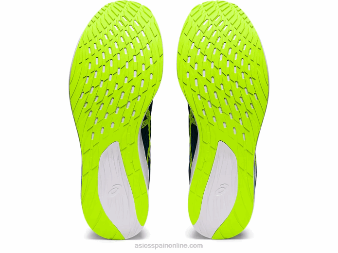 hipervelocidad Asics 4L681455 azul mako/verde peligro