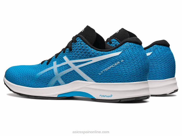 lyteracer 4 de ancho Asics 4L68115 isla azul/blanco