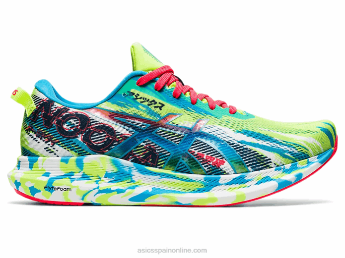 noosa tri 13 Asics 4L681908 peligro verde/agua digital