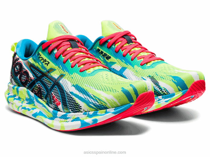 noosa tri 13 Asics 4L681908 peligro verde/agua digital