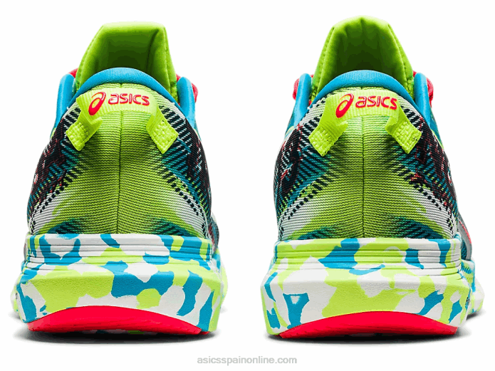 noosa tri 13 Asics 4L681908 peligro verde/agua digital
