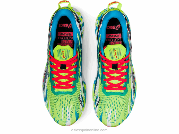 noosa tri 13 Asics 4L681908 peligro verde/agua digital