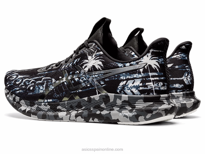 noosa tri 14 Asics 4L681027 negro/plata pura