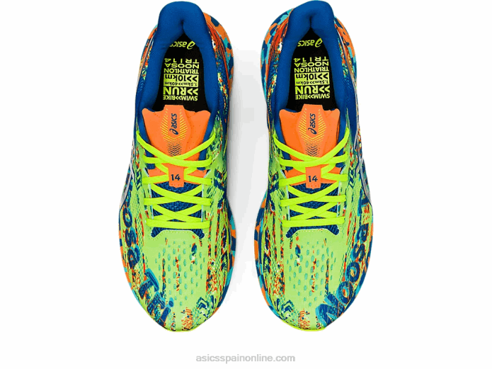 noosa tri 14 Asics 4L681046 unidad de peligro verde/lago