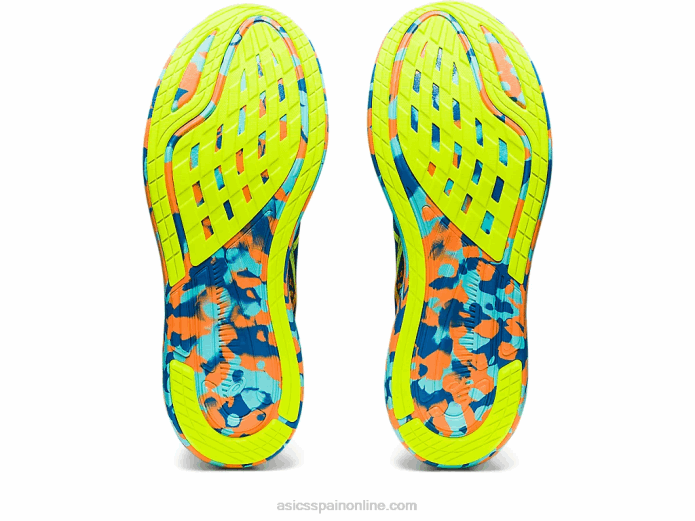 noosa tri 14 Asics 4L681046 unidad de peligro verde/lago