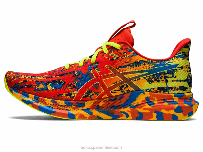 noosa tri 14 Asics 4L681155 tomate cherry/amarillo de seguridad