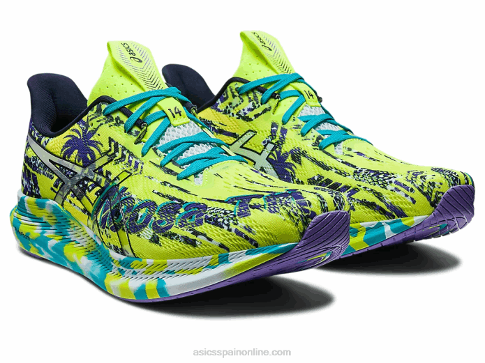 noosa tri 14 Asics 4L68346 ralladura de lima/cielo