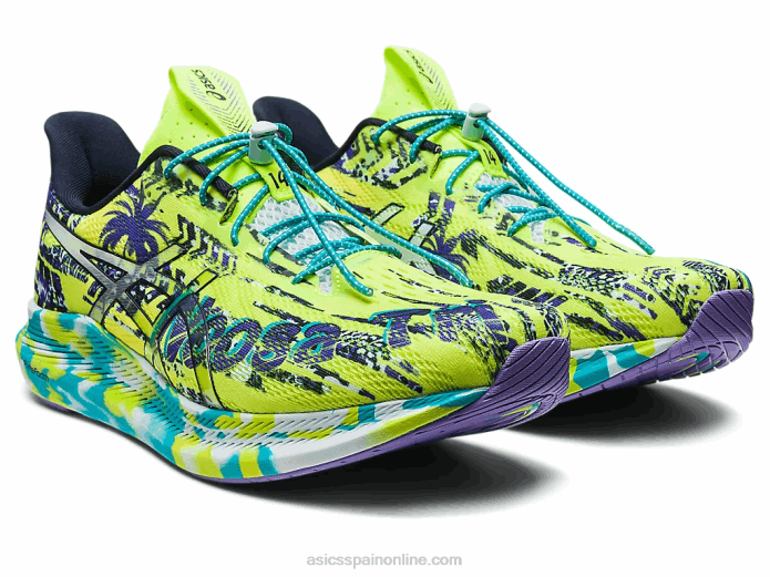 noosa tri 14 Asics 4L68346 ralladura de lima/cielo