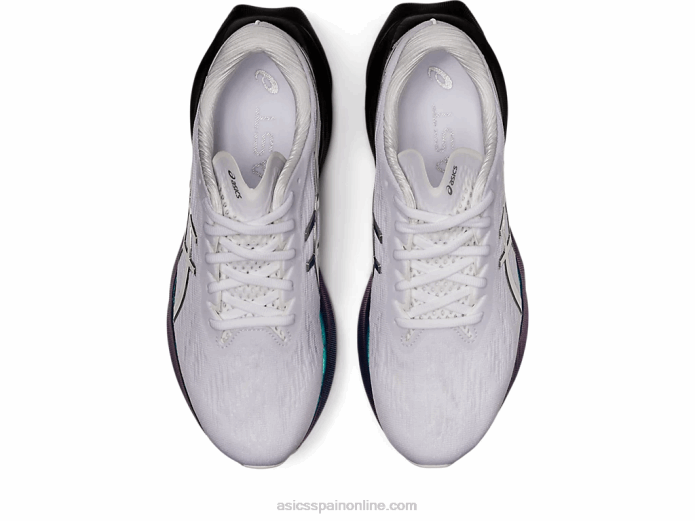 novablast 3 platino Asics 4L68948 blanco/plata pura