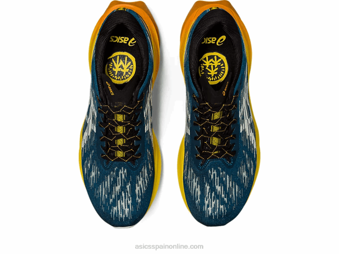 novablast 3tr Asics 4L68421 baño natural/amarillo dorado