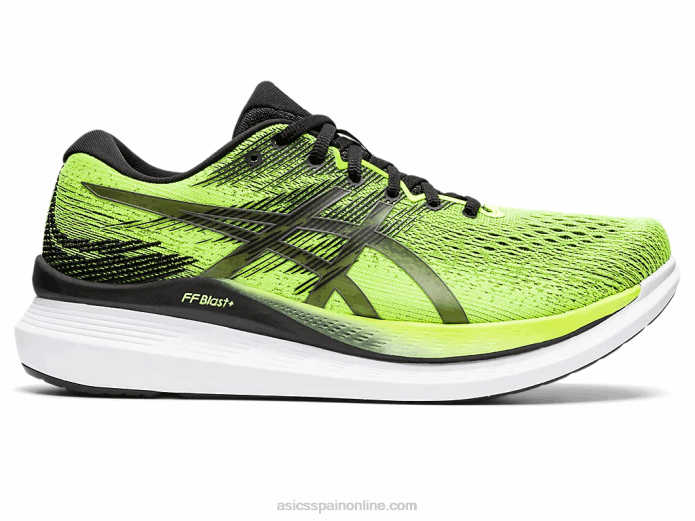 paseo en planeador 3 Asics 4L681137 peligro verde/negro