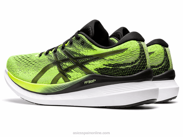 paseo en planeador 3 Asics 4L681137 peligro verde/negro