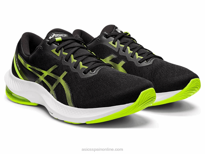 pulso de gel 13 Asics 4L681495 negro/verde peligro