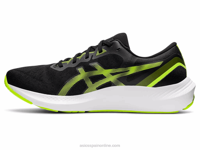 pulso de gel 13 Asics 4L681495 negro/verde peligro