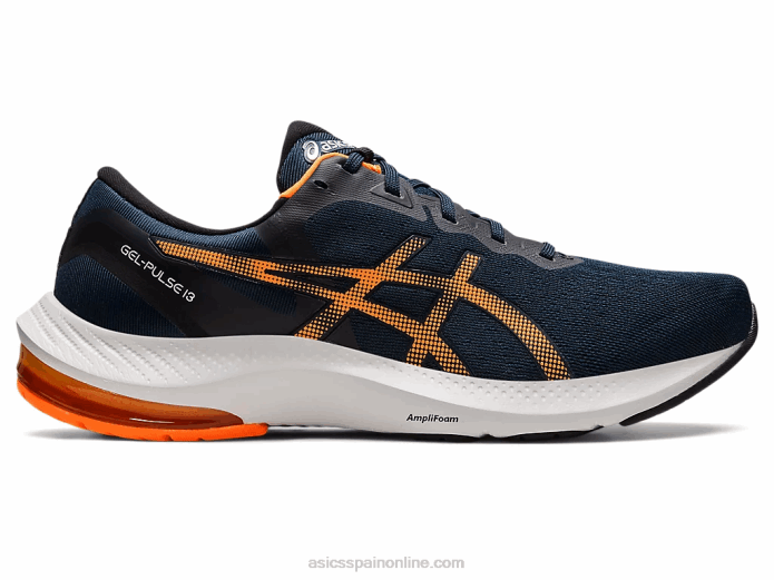 pulso de gel 13 Asics 4L681530 azul francés/naranja impactante