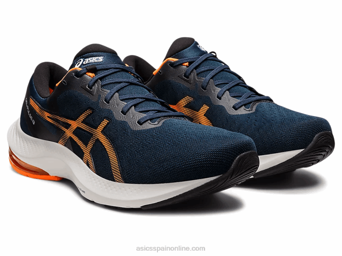 pulso de gel 13 Asics 4L681530 azul francés/naranja impactante
