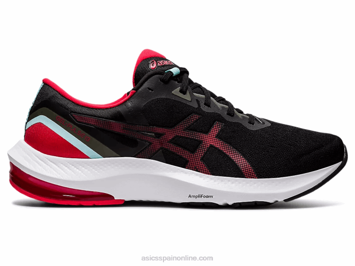 pulso de gel 13 Asics 4L681729 negro/rojo eléctrico