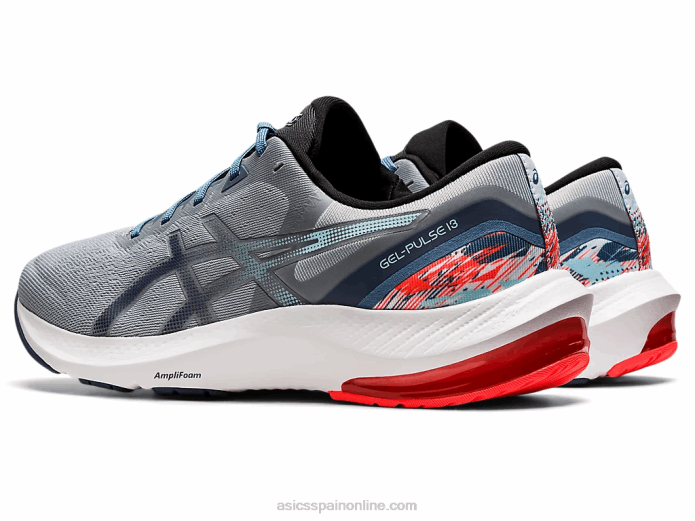 pulso de gel 13 Asics 4L681762 gris piedmont/azul trueno
