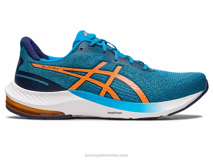 pulso de gel 14 Asics 4L68437 azul isla/melocotón sol