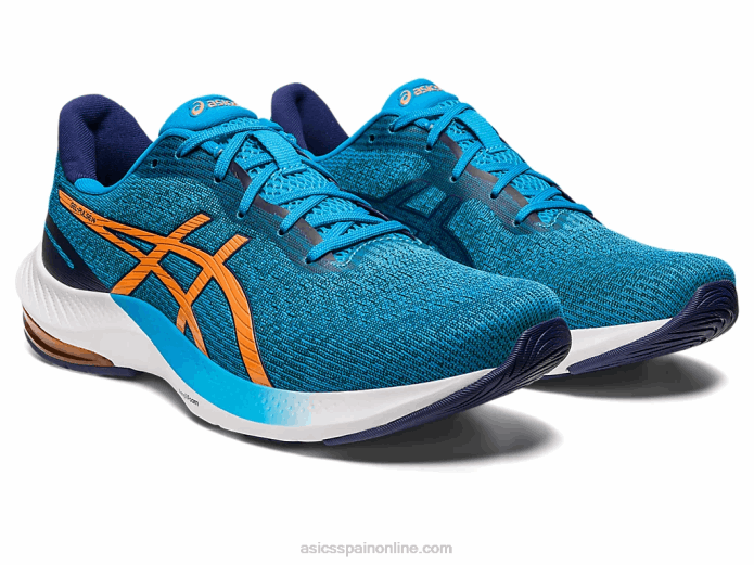 pulso de gel 14 Asics 4L68437 azul isla/melocotón sol
