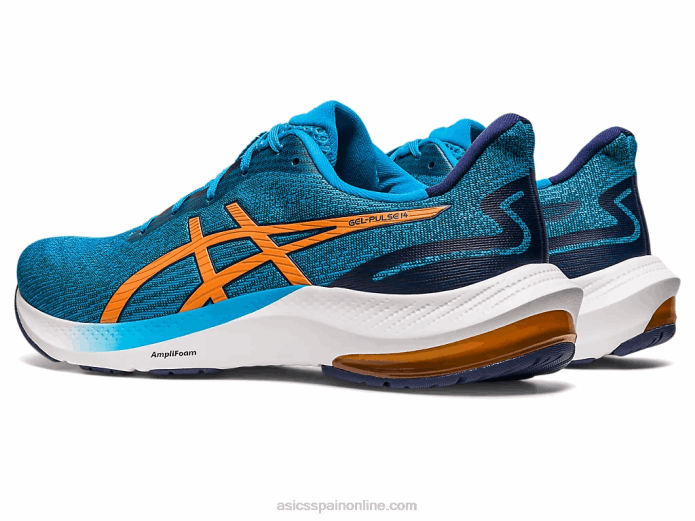 pulso de gel 14 Asics 4L68437 azul isla/melocotón sol