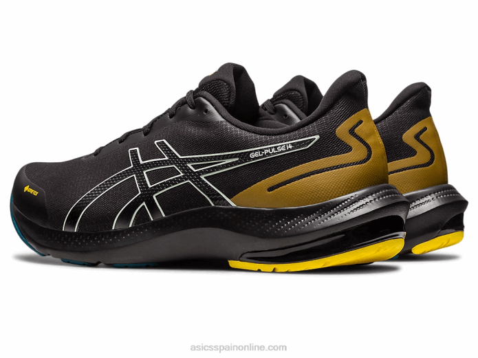 pulso de gel 14 gtx Asics 4L68518 negro/verde susurro