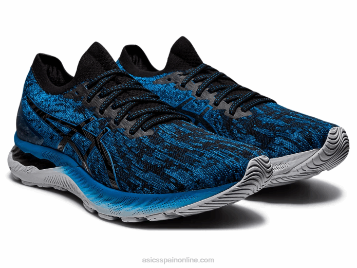 punto gel-nimbus 23 Asics 4L681895 azul renacido/negro