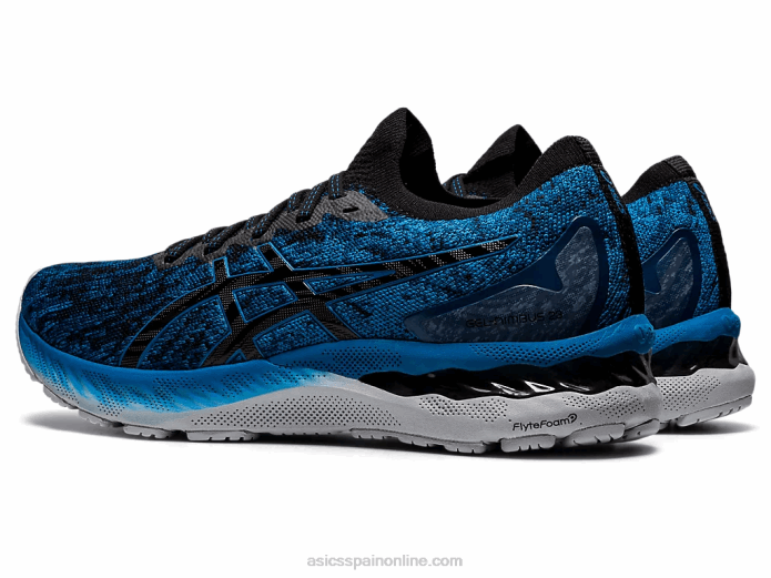 punto gel-nimbus 23 Asics 4L681895 azul renacido/negro