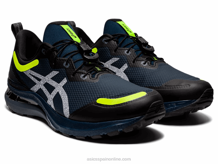 punzón gel-kayano 28 Asics 4L681640 azul francés/amarillo de seguridad