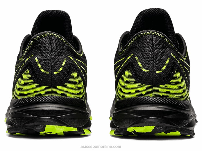 rastro de excitación de gel Asics 4L681582 negro/verde peligro