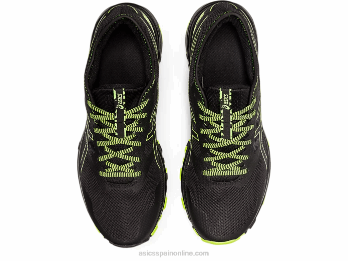 rastro de excitación de gel Asics 4L681582 negro/verde peligro