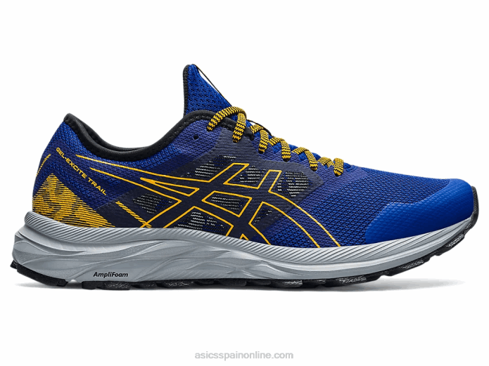 rastro de excitación de gel Asics 4L681722 azul mónaco/girasol
