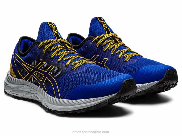 rastro de excitación de gel Asics 4L681722 azul mónaco/girasol