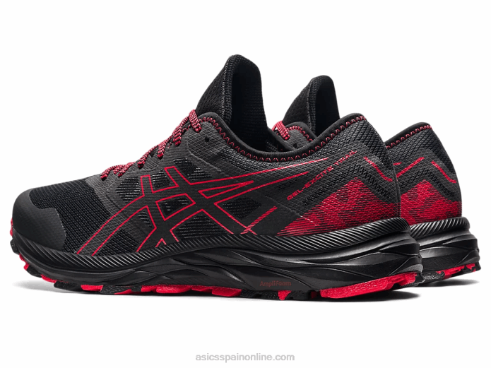 rastro de excitación de gel Asics 4L681734 gris grafito/rojo eléctrico