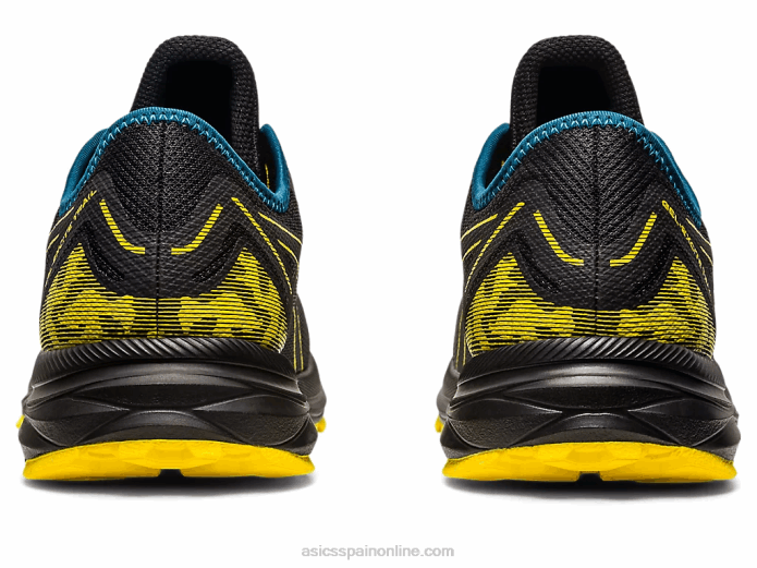 rastro de excitación de gel Asics 4L68353 negro/amarillo dorado