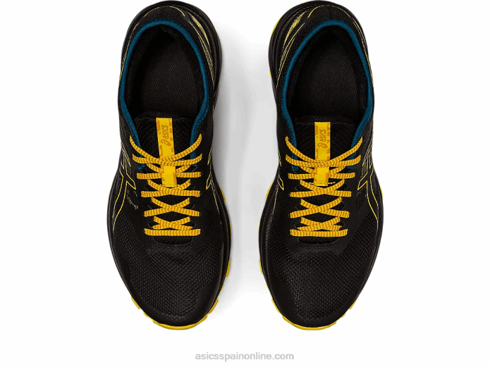 rastro de excitación de gel Asics 4L68353 negro/amarillo dorado