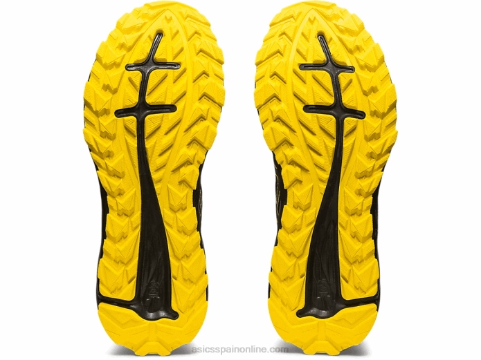 rastro de excitación de gel Asics 4L68353 negro/amarillo dorado