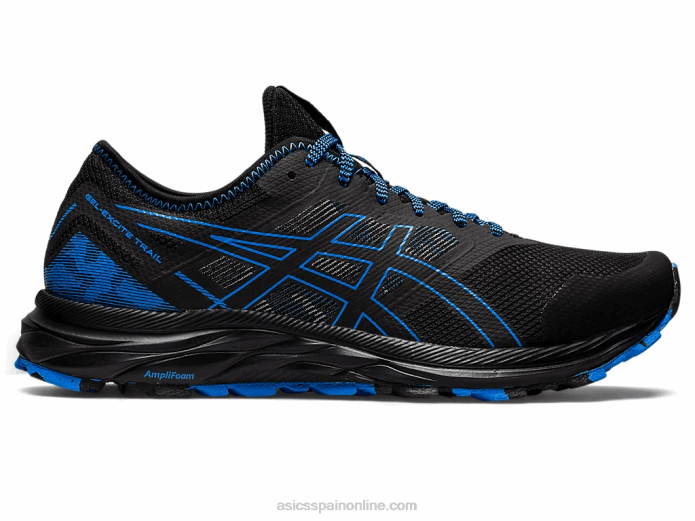 rastro de excitación de gel Asics 4L68904 costa negra/azul