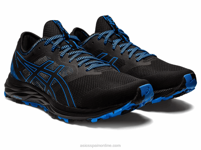 rastro de excitación de gel Asics 4L68904 costa negra/azul